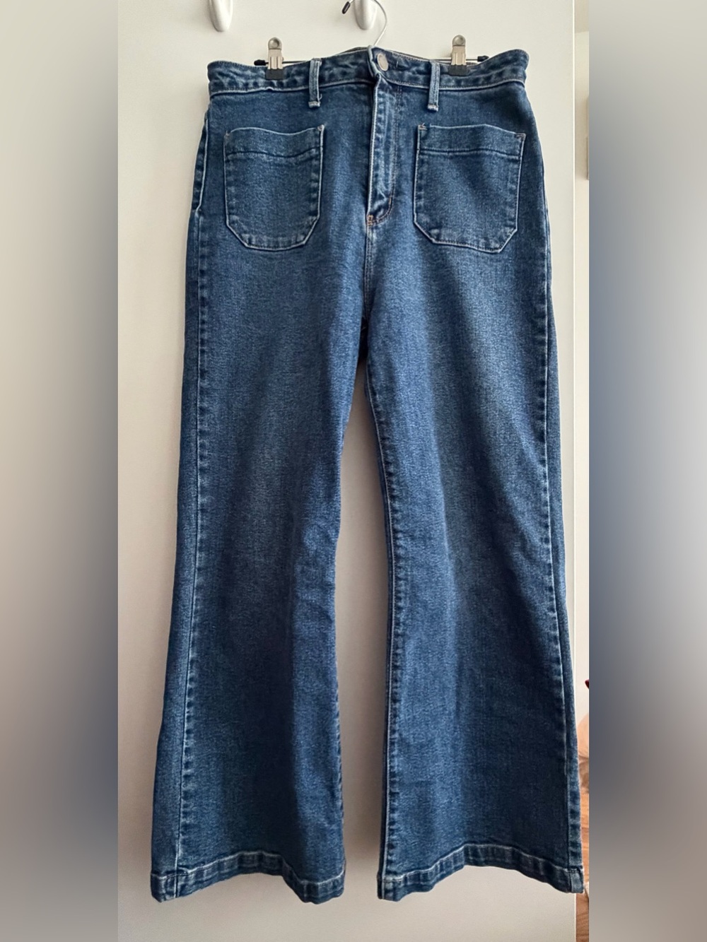 Just Black Denim Wide Leg Sailor Pocket